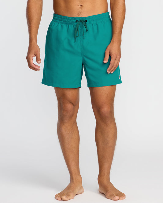 Billabong All Day LB men's swim shorts in tropical teal color