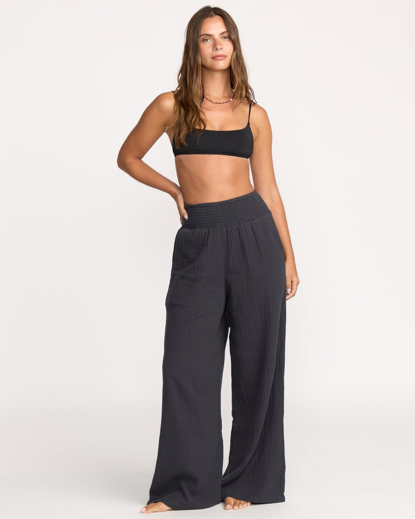 New Waves Gauze Elastic Pant