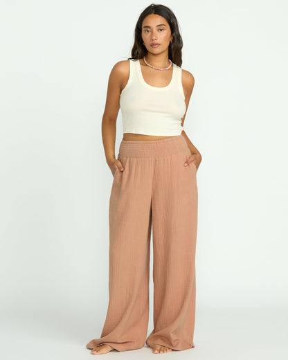 New Waves Gauze Elastic Pant