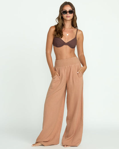 New Waves Gauze Elastic Pant