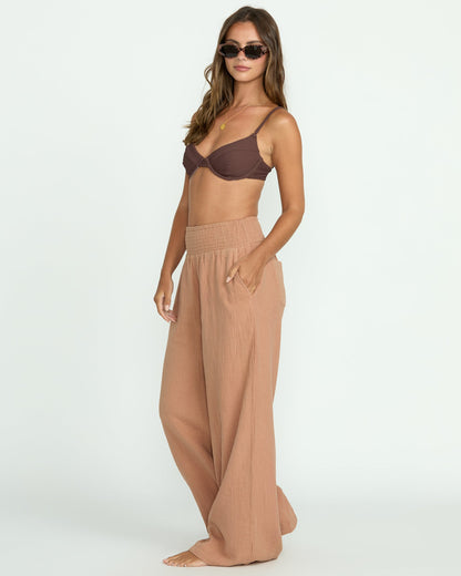 New Waves Gauze Elastic Pant