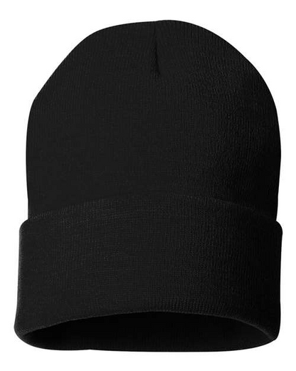 Sportsman Solid 12inch Cuffed Beanie - SP12