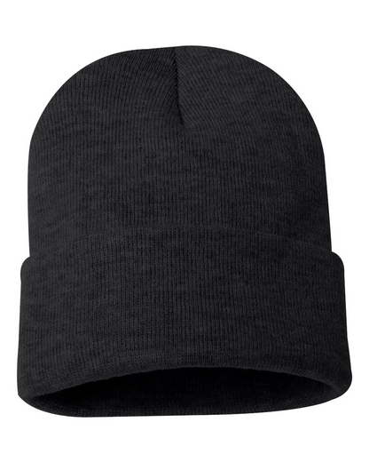 Sportsman Solid 12inch Cuffed Beanie - SP12