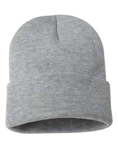 Sportsman Solid 12inch Cuffed Beanie - SP12