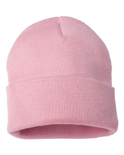 Sportsman Solid 12inch Cuffed Beanie - SP12