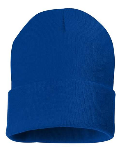 Sportsman Solid 12inch Cuffed Beanie - SP12