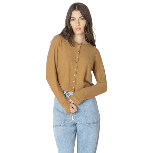 Easy Crewneck Cardigan