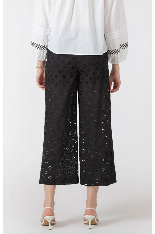 Openwork Embroidery Trouser