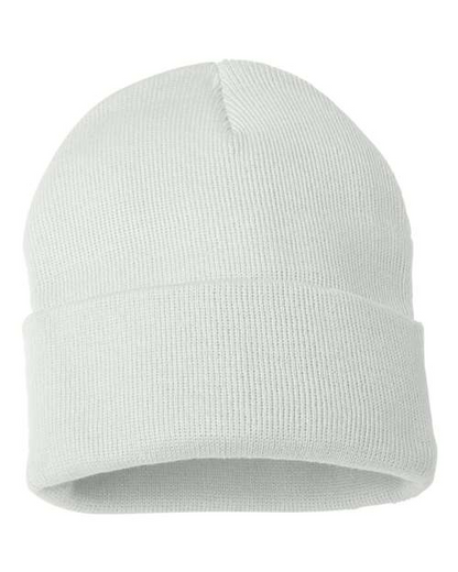 Sportsman Solid 12inch Cuffed Beanie - SP12