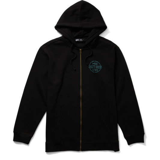 .Outlined Zip Fleece