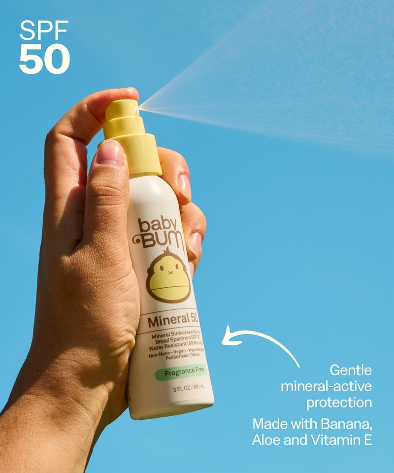 Baby Bum Spf 50 Mineral Sunscreen Spray