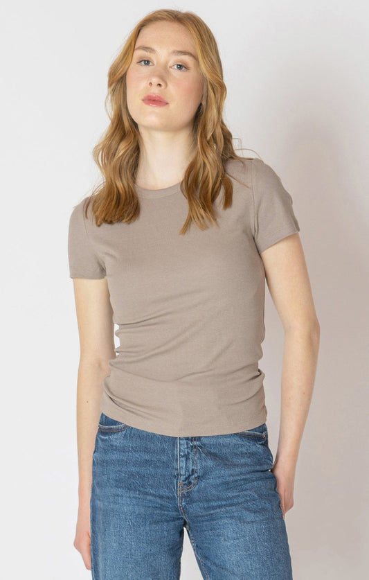 Basic Ribbed Tee