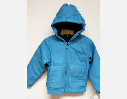 Girls Long Sleeve Active Jacket Flannel Sherpa Lined - Child/Youth
