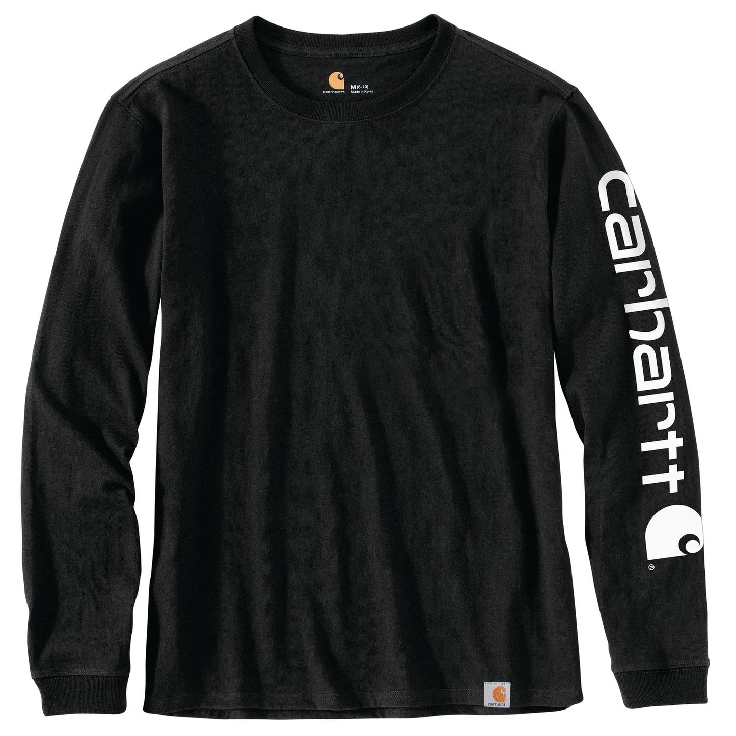 W Loose Fit Heavyweight Long-Sleeve Logo Sleeve Graphic T-Shirt - 103401