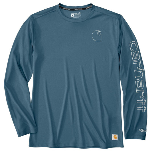 Force Sun Lightweight LS Logo Graphic T-Shirt