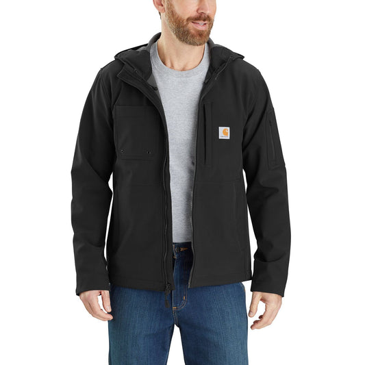 .m Rain Defender Relaxed Fit Mid Weight Softshell Hooded Jacket
