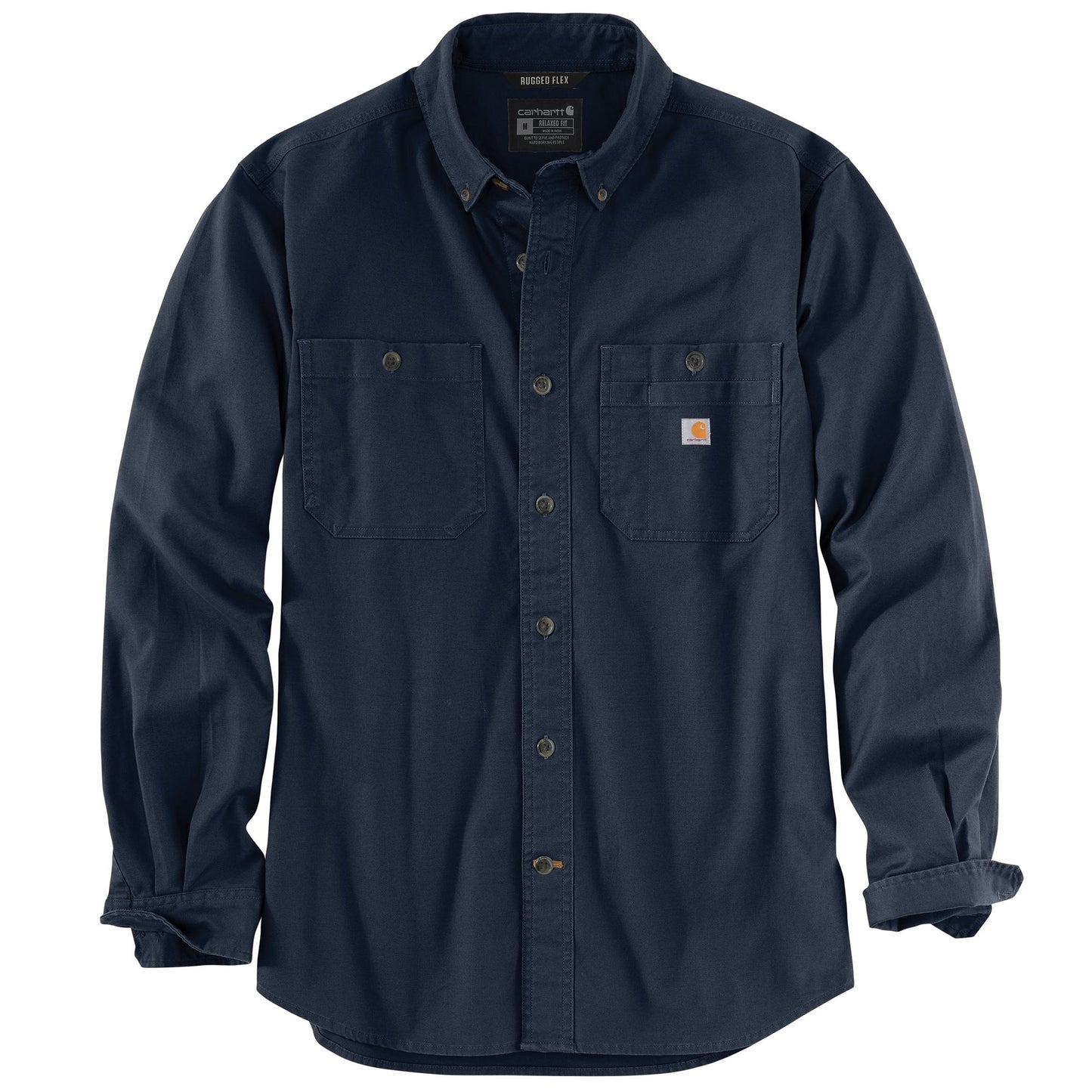 M Rugged Flex Relaxed Fit Midweight Canvas Long-Sleeve Shirt - 103554