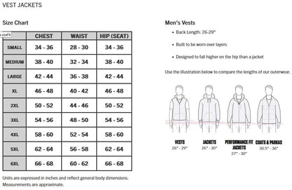 M Relaxed Fit Firm Duck Insulated Rib Collar Vest