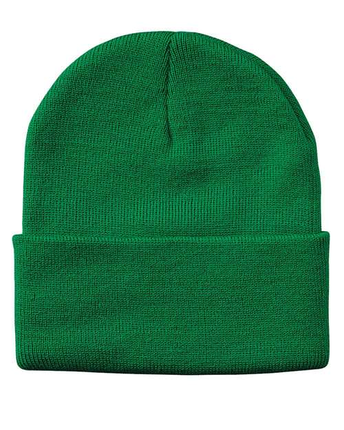Sportsman Solid 12inch Cuffed Beanie - SP12
