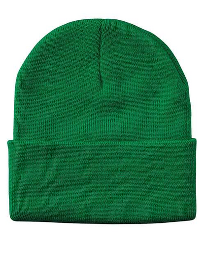 Sportsman Solid 12inch Cuffed Beanie - SP12