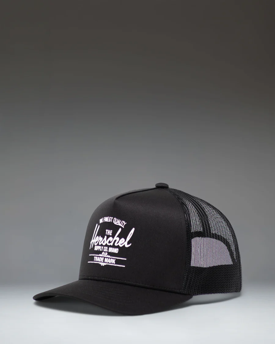 Whaler Tall Mesh Cap - Black