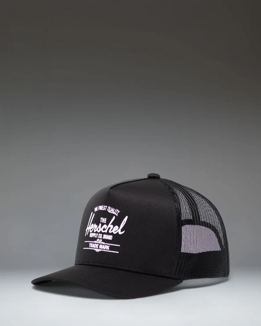 Whaler Tall Mesh Cap - Black