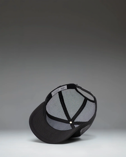 Whaler Tall Mesh Cap - Black
