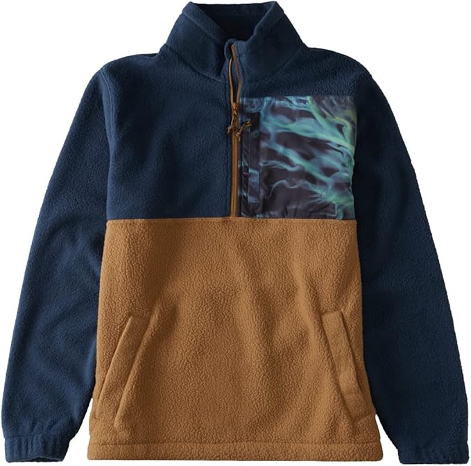 .A / Div Boundary Burkard Mock Half-Zip Fleece