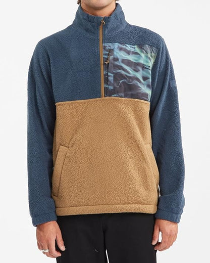 .A / Div Boundary Burkard Mock Half-Zip Fleece
