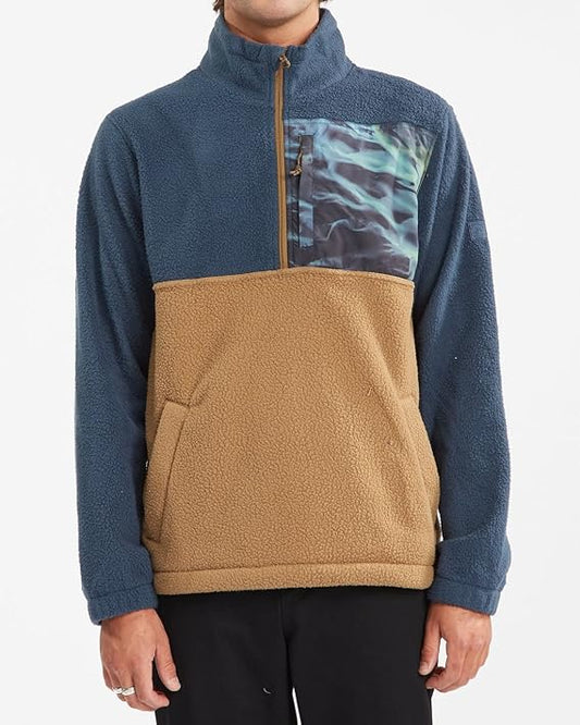 .A / Div Boundary Burkard Mock Half-Zip Fleece