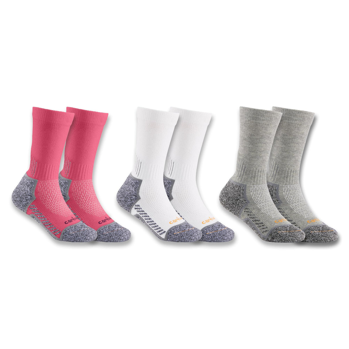 Junior - Force Midweight Logo Crew Sock 3 Pack