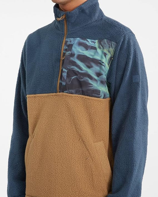 .A / Div Boundary Burkard Mock Half-Zip Fleece