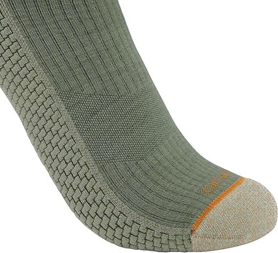 Mens - Force Grid Lightweight Synth-Merino Wool Blend Short Crew Sock