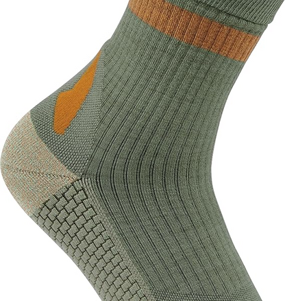 Mens - Force Grid Lightweight Synth-Merino Wool Blend Short Crew Sock