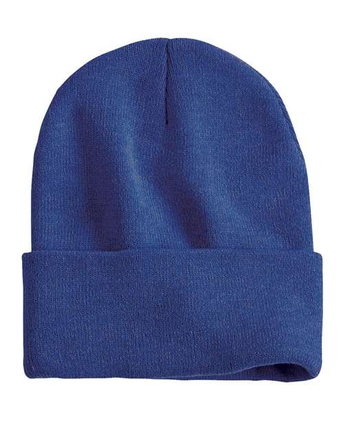 Sportsman Solid 12inch Cuffed Beanie - SP12