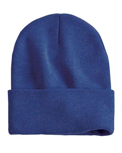 Sportsman Solid 12inch Cuffed Beanie - SP12