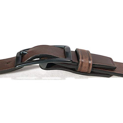 Bridle Leather Heat Creased Belt