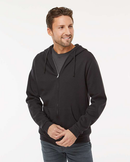 M&O - Knits Unisex Zipper Fleece Hoodie - 3331