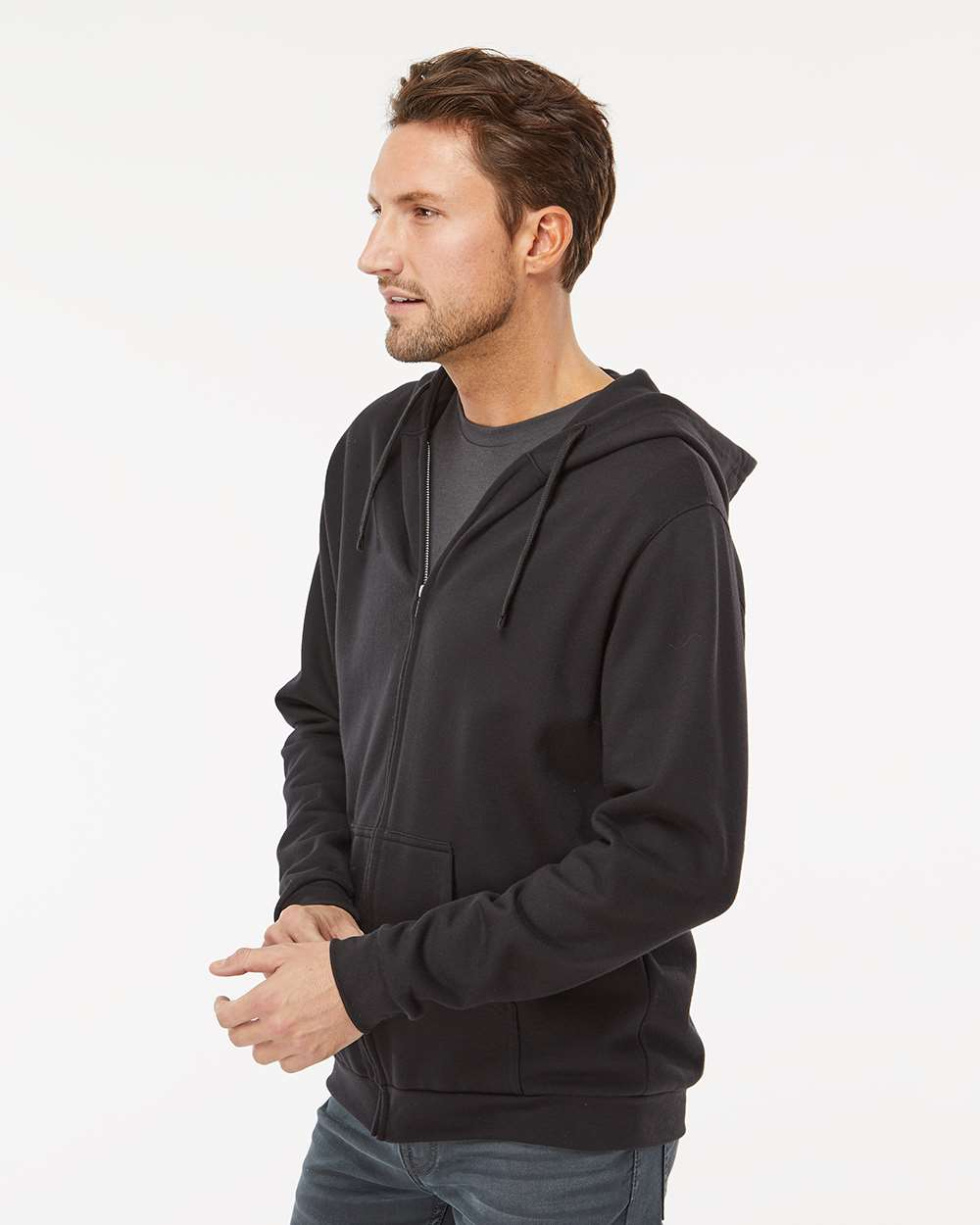 M&O - Knits Unisex Zipper Fleece Hoodie - 3331