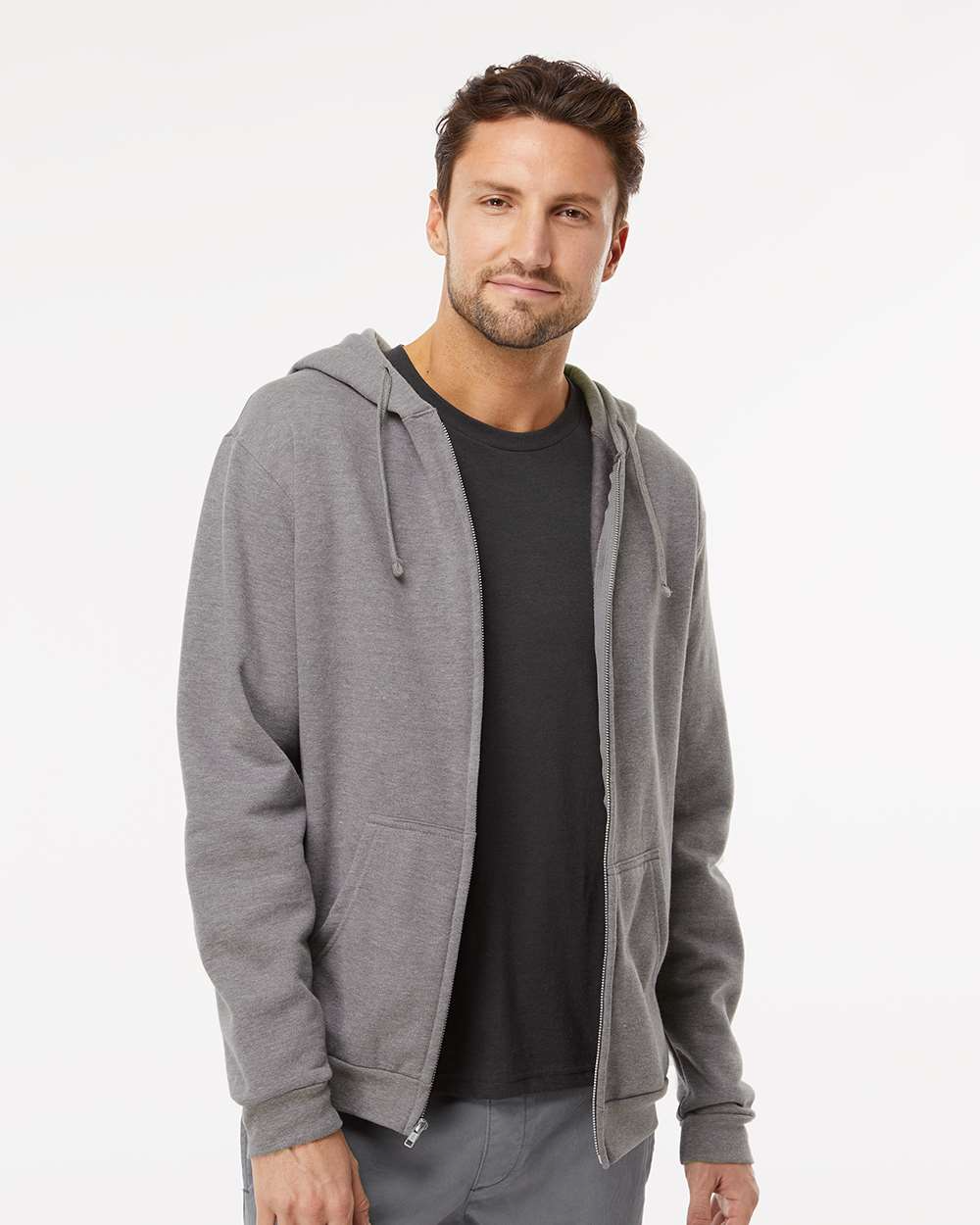 M&O - Knits Unisex Zipper Fleece Hoodie - 3331