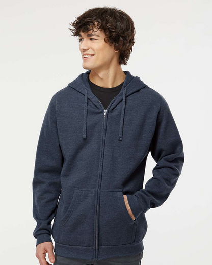M&O - Knits Unisex Zipper Fleece Hoodie - 3331
