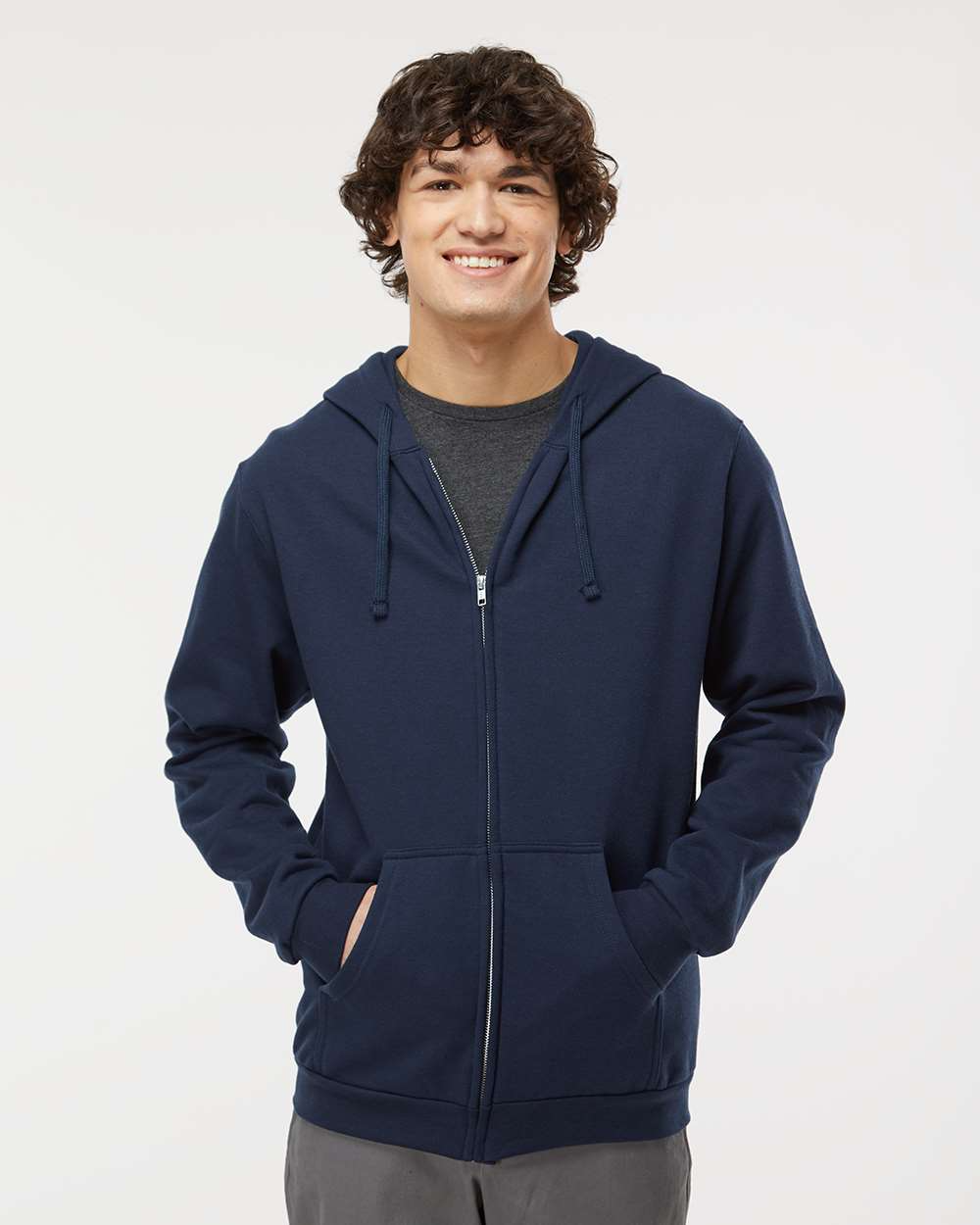 M&O - Knits Unisex Zipper Fleece Hoodie - 3331