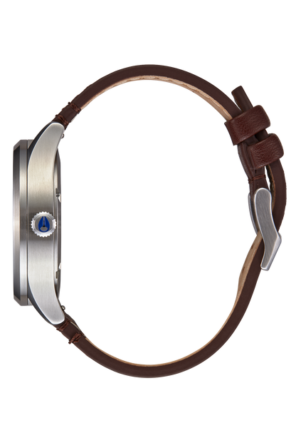 Sentry Solar Leather Watch