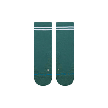 Golf Lined Up Mid Quarter Sock