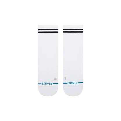 Golf Lined Up Mid Quarter Sock