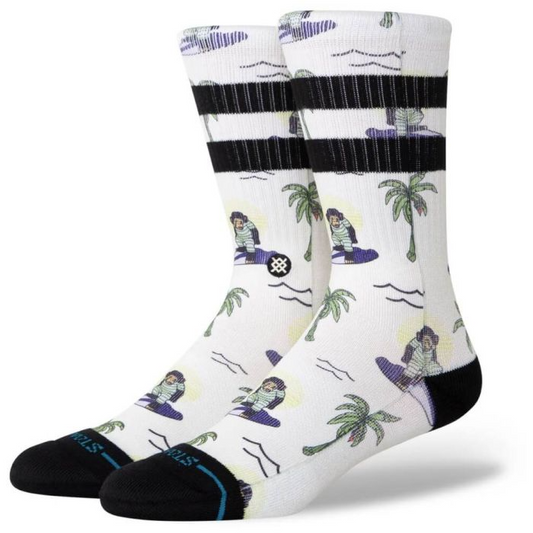STP Surfin Monkey Crew Sock