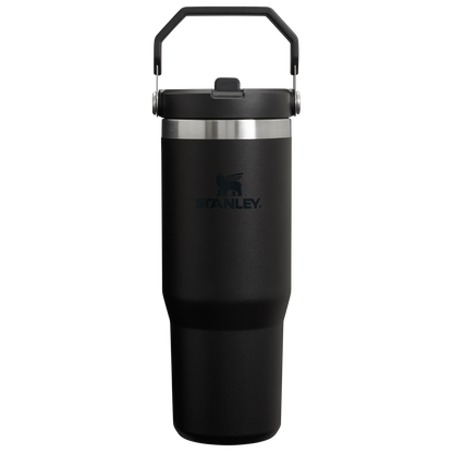 Stanley IceFlow Flip Straw 2.0 Tumbler 30oz in matte black with flip handle