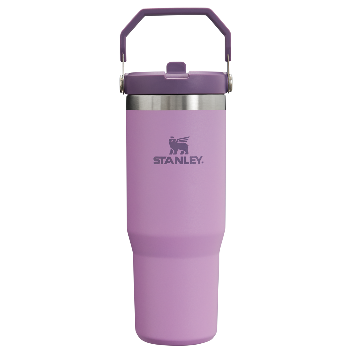 Stanley IceFlow Flip Straw 2.0 Tumbler 30oz in Lilac purple with handle lid