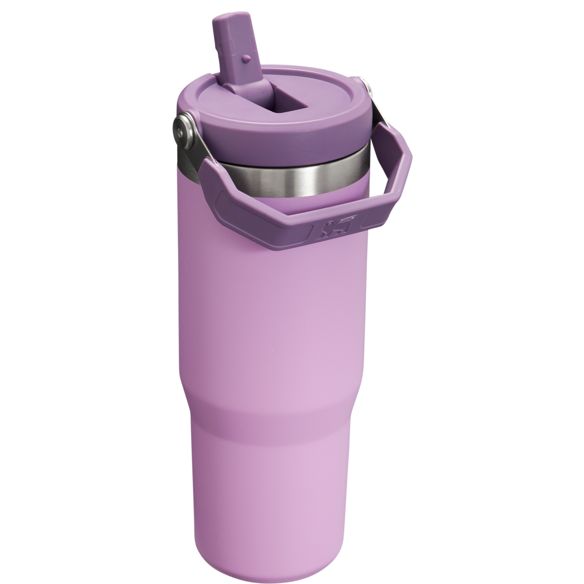 Stanley IceFlow Flip Straw 2.0 Tumbler 30oz in Lilac purple with handle and straw lid