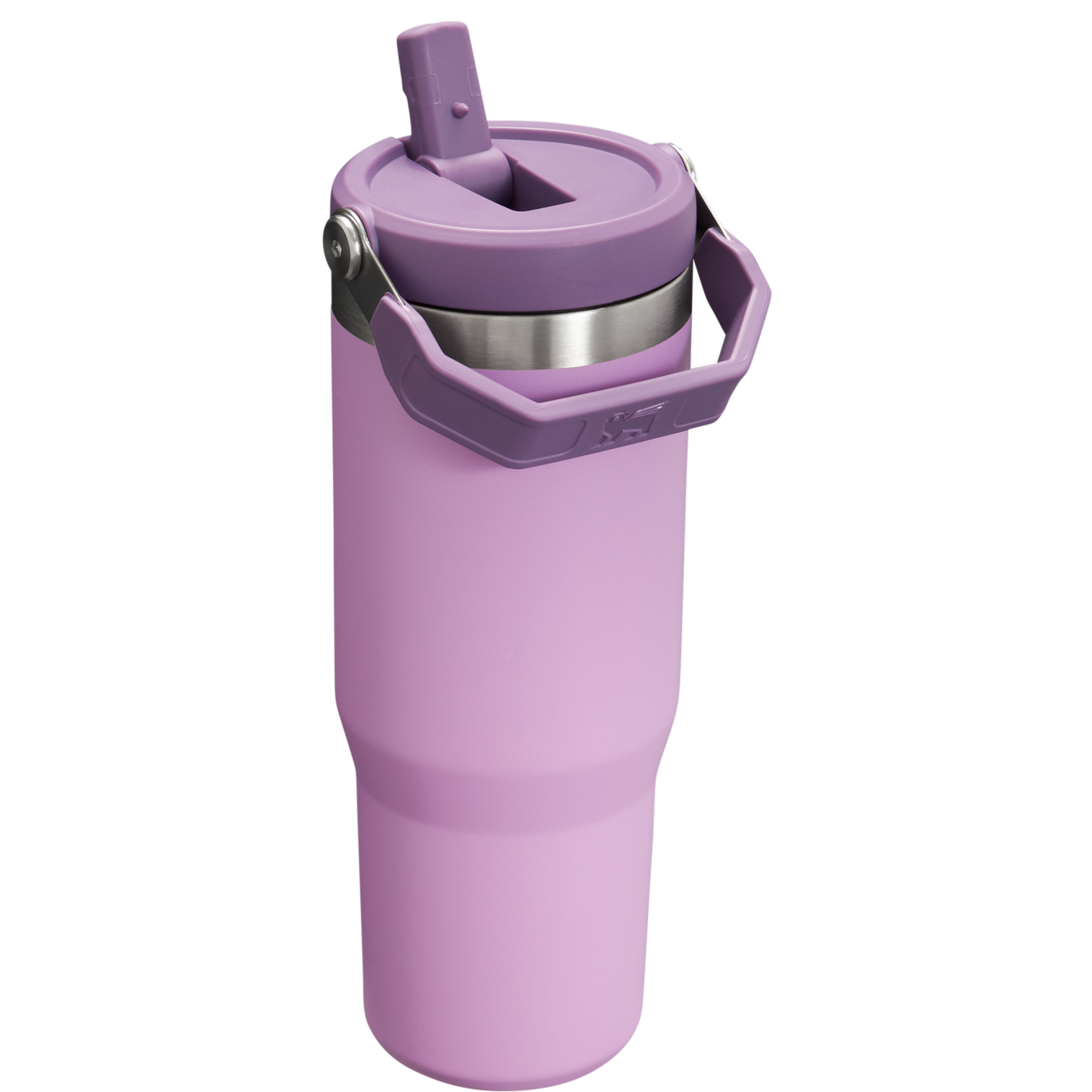 Stanley IceFlow Flip Straw 2.0 Tumbler 30oz in Lilac purple with handle and straw lid